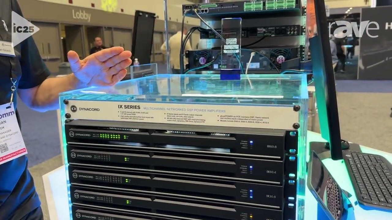 InfoComm 2025: Dynacord Presents IX Series Multichannel Networked DSP Power Amplifiers
