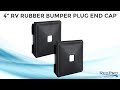 4" RV Rubber Bumper Plug End Cap