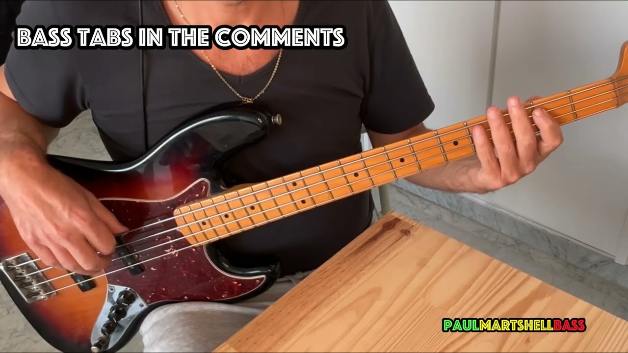 Jamming (Deluxe Version) Bob Marley, Bass Cover 4K