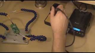 Guide to soldering a GPIO header on the Raspberry Pi Pi Zero.