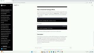 pip install git offline
