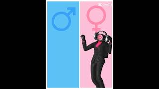 Skibidi toilet gender swap #AQILCOOL