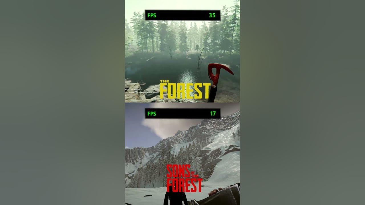 Sons Of The Forest VS The Forest! RX6600. High. 1080P. #sonsoftheforest #theforest Sons Of The Forest VS The Forest! RX6600. High. 1080P. #sonsoftheforest #theforest