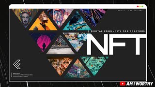 Responsive landing Page for NFT sites | Flutter Web
