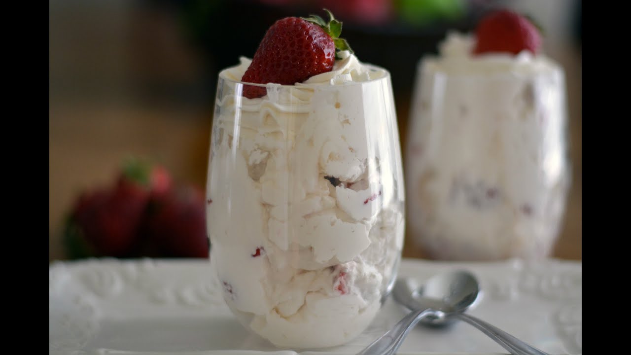 FRESAS CON CREMA Cómo Hacer Fresas Con Crema SyS YouTube