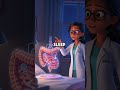 Your Gut Bacteria Control Tomorrow's Mood While You Sleep #sleep #health #animation #wellness #viral