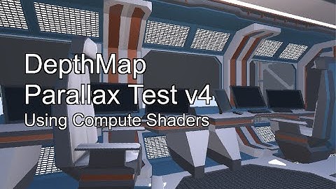 6DOF Parallax using DepthMap for 360 stereo VR - Test 4 Compute Shaders