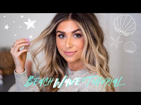 Easy Hair Tutorial | Messy Beach Wave Look