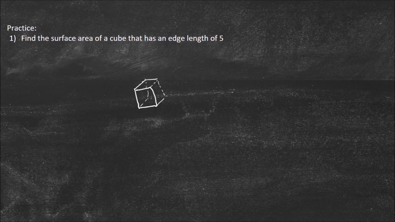 Cube Surface Area Formula and Practice YouTube