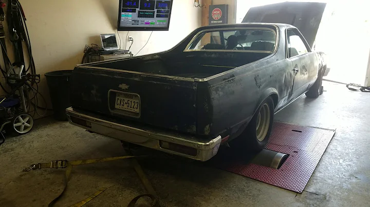 1981 El Camino on the Dyno