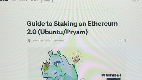 Ethereum Prysm Setup Tutorial - Ran into problems