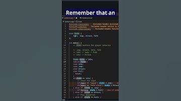 Switches are better than Ifs #statemachine #cpp #gamedev #vtuber