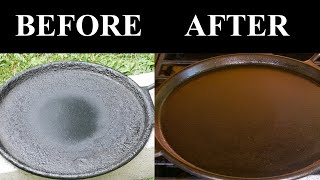 How to Restore and Season Cast Iron by bestkitchenreviews 4,279 views 2 years ago 9 minutes, 14 seconds