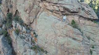 Inspiration II repelling, Bear Trap Ranch, CO