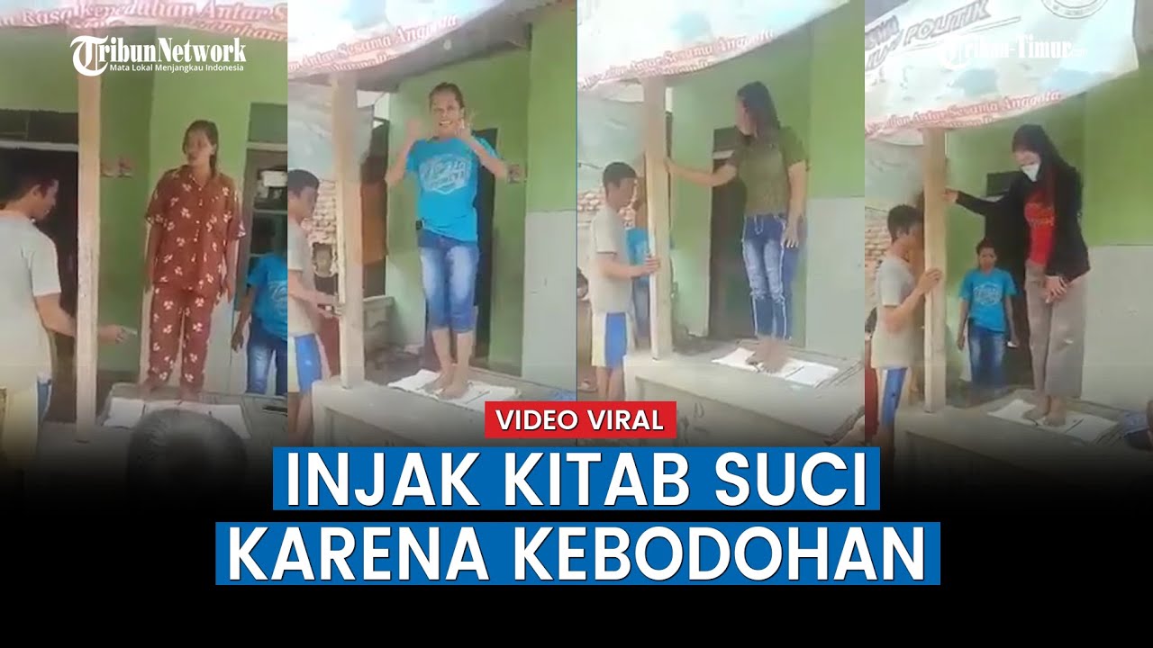 Viral Video 4 Wanita di Karawang Injak Al Quran, Kini Telah Ditangani