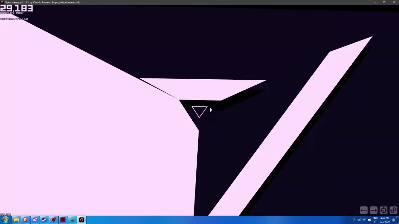 some open hexagon level i already forgot the name of