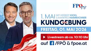 Der traditionelle 1. Mai 2026 der FPÖ in Linz!