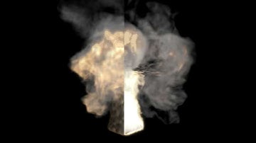 Blender 2.65 fire simulation test