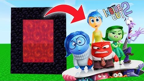 How To Make A Portal To The INSIDE OUT 2 Dimension in Minecraft PE