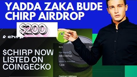CHIRP AIRDROP UNDER SUI BLOCKCHAIN ($100 -- $500😲)
