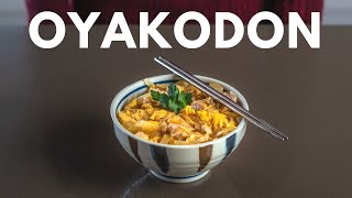 How to make Oyakodon (Japanese chicken & egg rice bowl recipe)
