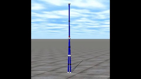 Standing biped with a Sparse Spiking Neuron Network (SSNN)