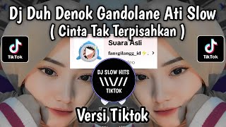 DJ DUH DENOK GANDOLANE ATI TEGANE NYULAYANI ( CINTA TAK TERPISAHKAN ) SLOW REMIX VERSI TIKTOK