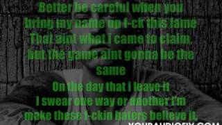 Lil Wayne - Drop the World [Eminem's verse] Lyrics on screen