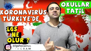 Koronavi̇rüs Türki̇yede 👉Okullar Tati̇l 👉Lgs Ne Olur ?