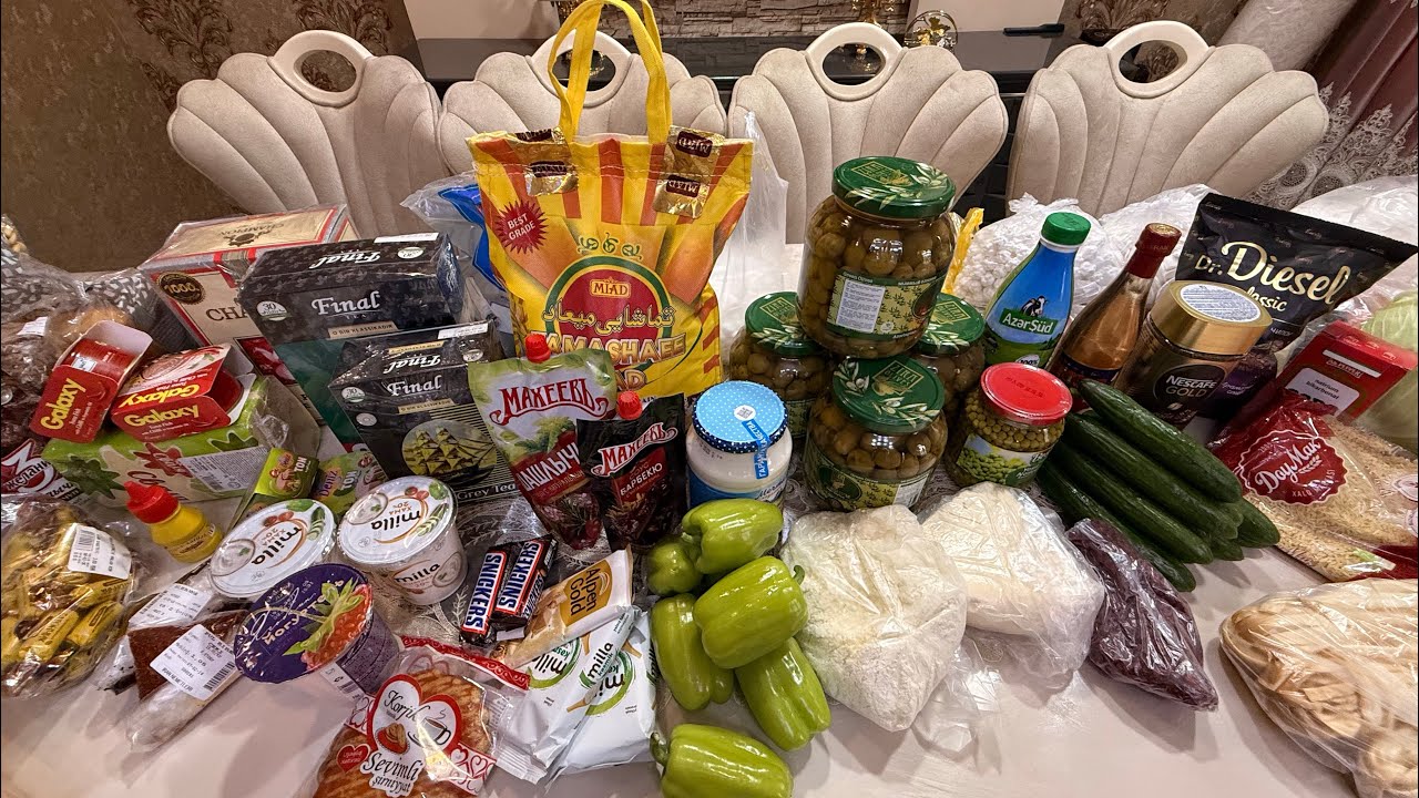 #vlog Böyük bazarlıq 1 hissə nələr aldım