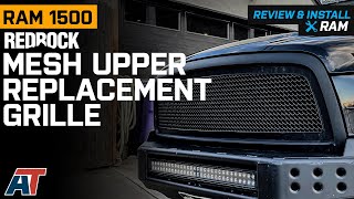 2009-2012 RAM 1500 RedRock Mesh Upper Replacement Grille Review & Install
