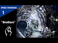 Speed drawing  warhammer 40000 illustration  brothers 40killustration astartes argonaus