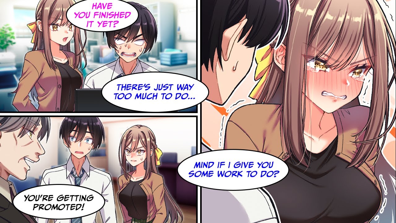 [Manga Dub] I have a strict and beautiful boss. But one day, I got promoted…