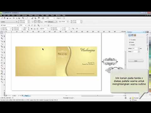 Tutorial Membuat Kartu Undangan Dengan Corel Draw X5