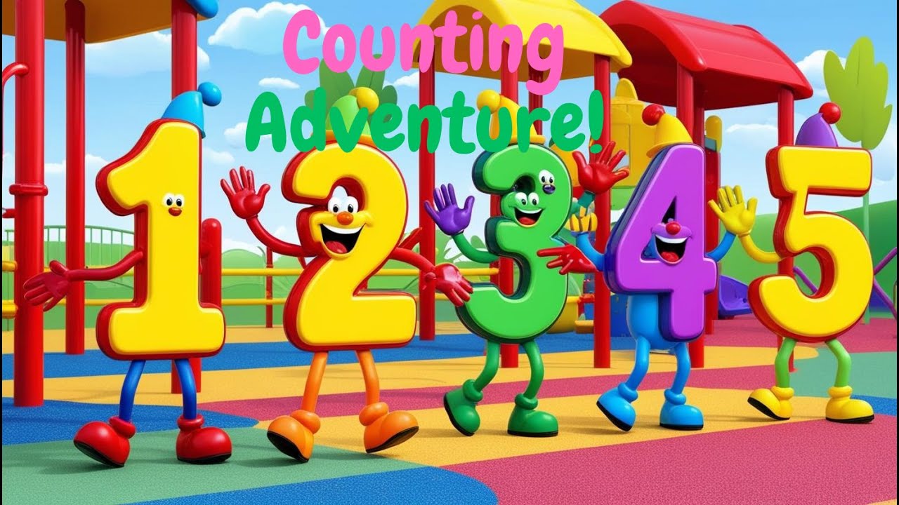 Counting Adventure Song| Learn Numbers with Talking Friends ...