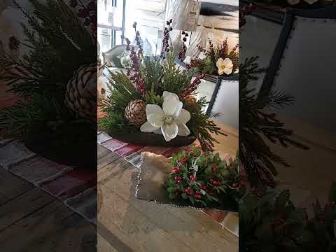 Video: Weihnachtsschmuck Floral Tisch Dekor