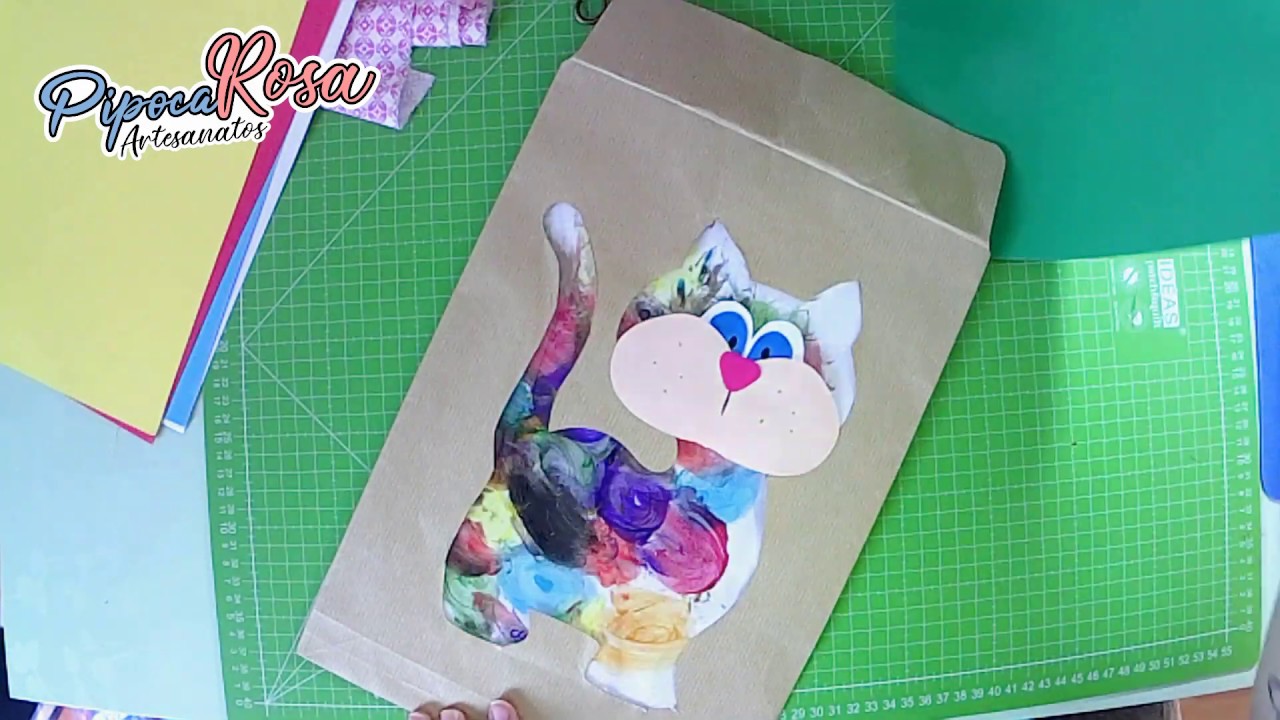 DIY: Sacola de histórias O Gato Xadrez! 