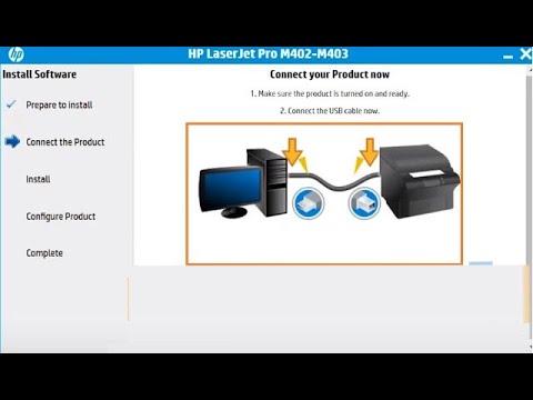 how to install laserjet pro m402dn driver in network