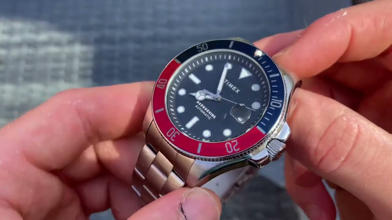 Timex Harborside Pepsi – Collector's Diver with Heritage Styling