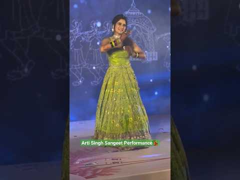 Arti Singh Sangeet Performance Video | Arti Singh Wedding #shorts #youtubeshorts #artisingh #dance