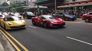 Ferrari 70th anniversary on orchard rd ...