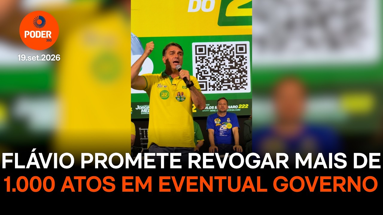 Flávio quer revogar mais de 1.000 atos no 1º dia de eventual governo