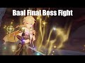 Traveler Defeats Baal - Baal Final Boss Fight - Genshin Impact 2.1