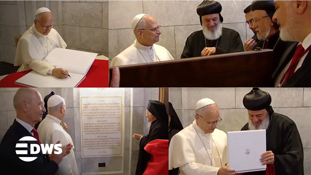 FULL HISTORIC UNITY CEREMONY: Pope Leo Signs Major Pact With Orthodox Patriarch After Doxology |AK1E