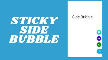 Awesome Android Libraries || Side Bubble - Android Studio