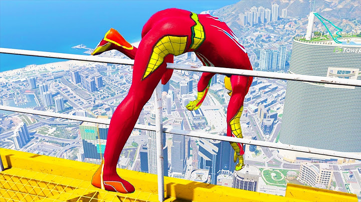 SPIDERMAN CRAZY JUMPS/FALLS #29 (GTA 5 Spider-Man Fails)