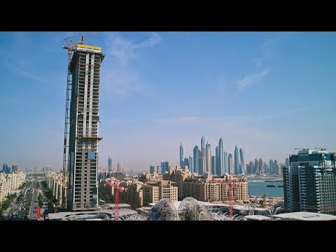Watch The Palm Tower come to life in Palm Jumeirah