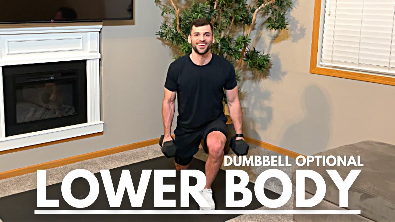 15 Min LOWER BODY DUMBBELL WORKOUT - Great Beginner Leg Workout for at ...