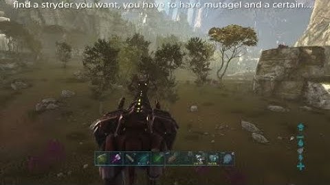 Ark Survival Evolved: Genesis 2 How to Tame the New Tek Stryder