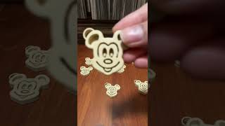 New 3D printed Mickey Mouse waffles!!!#3D prints
